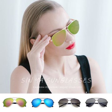 【SINYA】時尚飛行員太陽眼鏡 中性駕駛墨鏡 輕量細框設計 N919 台灣製/PC防爆鏡片/抗UV400