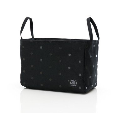 TiDi - 經典萬用分隔袋-黑底黑點點