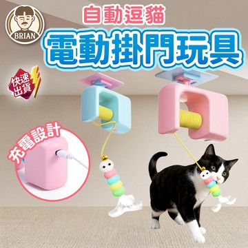 自動逗貓棒 【布萊恩👨🏻隔日到貨】電動逗貓 掛門老鼠 解悶玩具 電動智能掛門貓玩具 掛門小老鼠 貓玩具 寵物用品