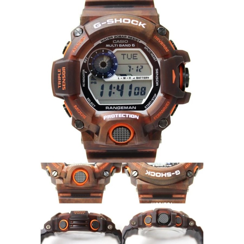 MT3863 CASIO G-SHOCK GW-9405KJ-5JR RANGEMAN レンジマン 電波 ...