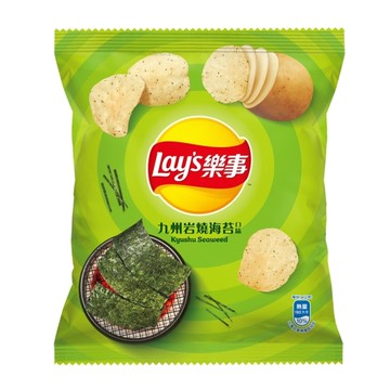 Lay s 樂事 九州岩燒海苔味洋芋片(小) 34g【康鄰超市】
