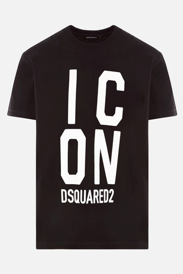 DSQUARED2 Icon logo printed cotton t-shirt Man