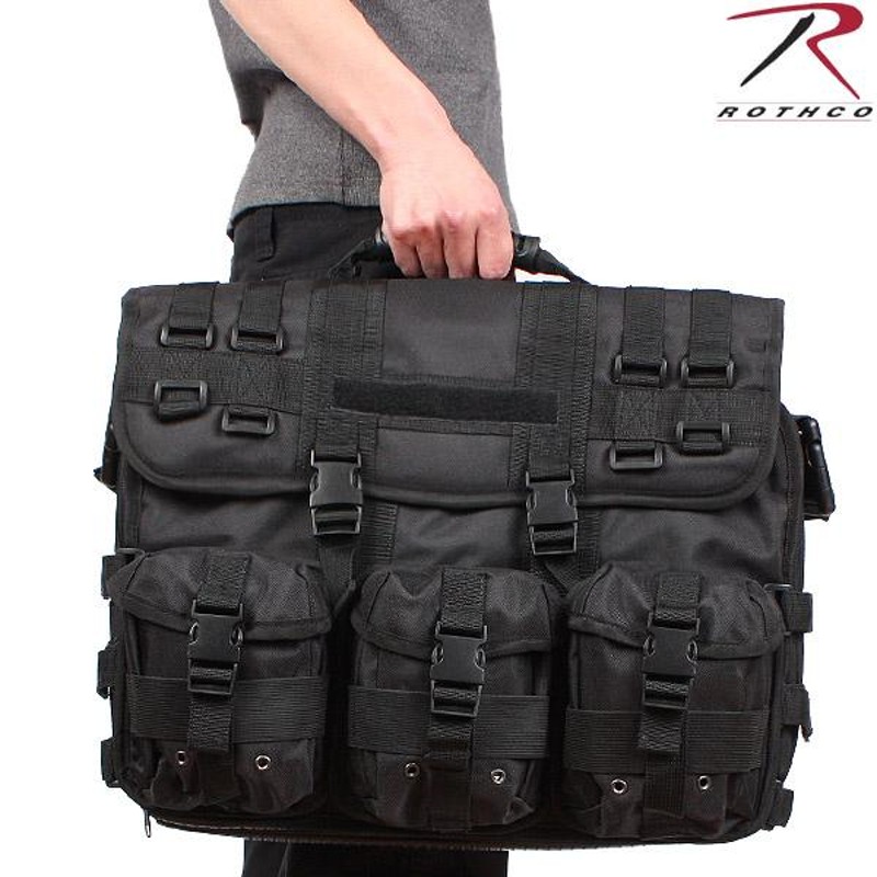ROTHCO ロスコ M.O.L.L.E. TACTICAL LAPTOP/BRIEFCASE ブラック 