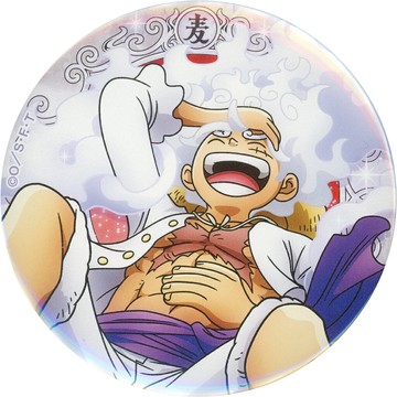 蒙奇.D.魯夫(抱著頭和肚子笑)航海王One Piece類徽章GEAR5麥稈店限定