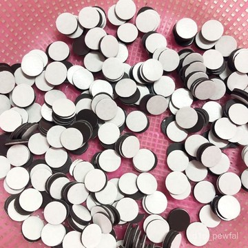 🔥桃園出貨-【3.3萬人好評】黑色磁力軟磁磁鐵磁吸圓形家用車載辦公鋼化玻璃麵冰箱貼磁片背膠