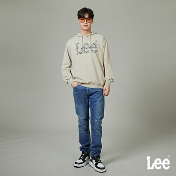 Lee 男款 709 彈性低腰合身小直筒牛仔褲 中藍洗水