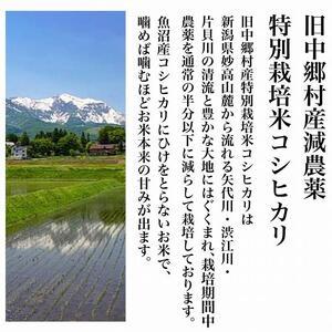 ふるさと納税 新潟県旧中郷村減農薬特別栽培米コシヒカリ 10kg（5kg×2袋） 新潟県