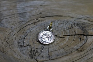 硬幣墜子-美國/5分/2000年