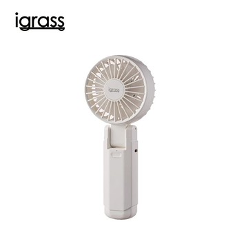 【igrass】摺疊雙扇葉強力靜音風扇(IGS058)-鵝卵白