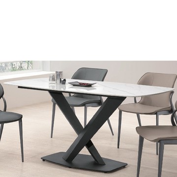AS DESIGN 雅司家具-奈基5.3尺岩板餐桌-160*80*75cm