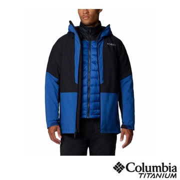 Columbia哥倫比亞 男款-Omni-Tech 防水極暖兩件式外套-黑色 UWE24540BK/IF