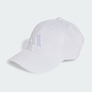 ADIDAS 愛迪達 阿迪達斯 棒球帽 男 女 休閒帽-白色系-BBALL CAP TONAL-JC8879
