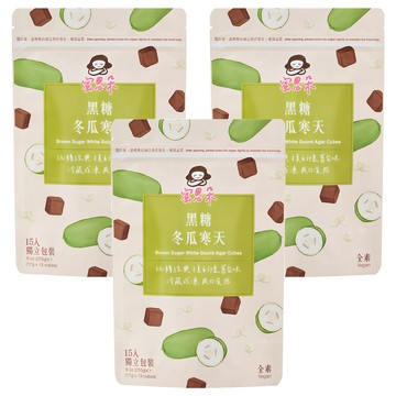 蜜思朵 黑糖冬瓜寒天  15顆  17g  3袋  15個裝