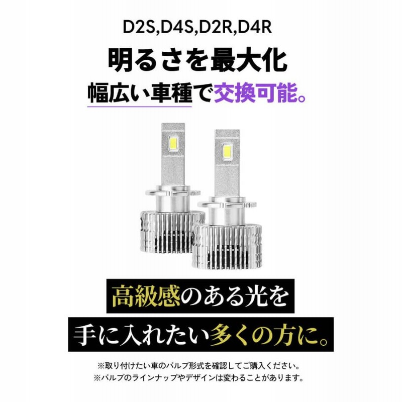 Amazon | HID屋 D2R 20200cd(カンデラ) LED ヘッドライト 爆光