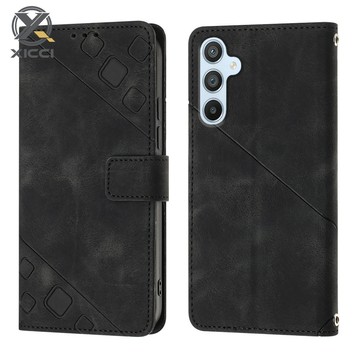 SAMSUNG XICCI 皮革翻蓋適用於三星 M55 5G/M15 5G/M34 5G/M54 5G/M14 5G/M