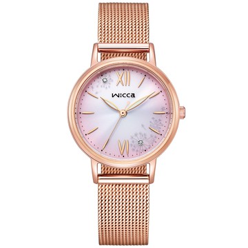 CITIZEN wicca花樣甜心太陽能腕錶KP5-166-97