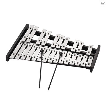 音樂教具 25音鋁板琴 25音打琴 帶包 銀色鍵
