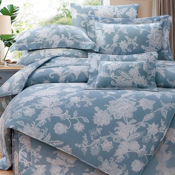 斯卡夫 100%天絲  雙人加大薄床包兩用被四件組床包(188 x 182cm) + 被套(212 x 182cm) + 枕套(75 x 45cm)  床包 + 被套 + 枕套