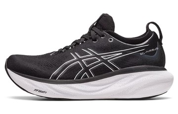 WMNS GEL NIMBUS 25 WIDE BLACK PURE SILVER
