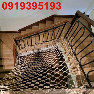 樓梯天井防護網防墜落網護欄兒童防摔網安全網保護繩網家用幼兒園 特價出 可開發票 最低價 快速出貨