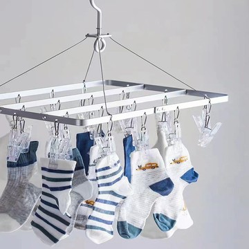 日式鋁製方形晾衣夾22夾