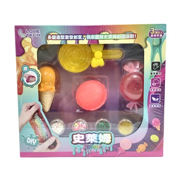 史萊姆DIY創意組 多變造型激發創意  甜點派對 多色  1盒  230g