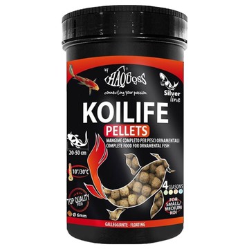 HAQUOSS 義大利海酷 錦鋰成長配方漂浮顆粒飼料  1個  1L