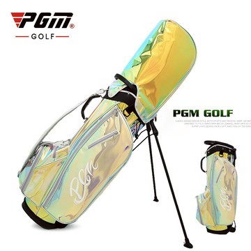 PGM GOLF 時尚炫彩女式高爾夫球袋支架包輕便防水可放整套球桿 QB063