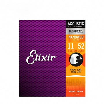 ELIXIR NANOWEB EXXF-11027 民謠6弦 (11~52)