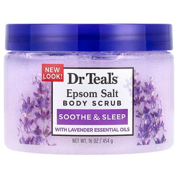 Dr. Teal's, 瀉鹽身體磨砂膏，薰衣花草香，16 盎司（454 克）