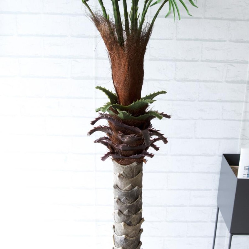 人工観葉植物 フェイクグリーン 大型 ユッカツリー 3本枝 125cm 鉢植