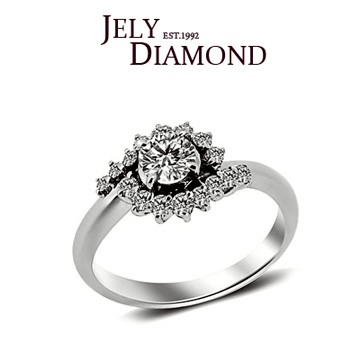 【JELY】如沐春光 GIA 0.30克拉八心八箭美鑽戒