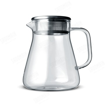 天幕直火花茶壺(800ml) │耐熱玻璃泡茶壺 CS081（附贈10mm矽膠材質耐熱壺墊）