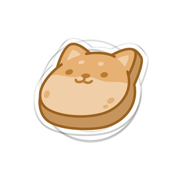 【插畫家聯名】柴語錄廢柴餅乾MagSafe氣囊支架