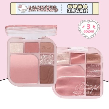 HOLD LIVE 韻染粉霧綜合盤 眼影腮紅高光多用盤 清透春日妝感 - 台灣現貨 快速出貨【今天也要美美鴨】