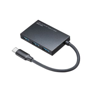 サンワサプライ USB3.1 Gen2対応 Type-Cハブ USB-3TCH18BK