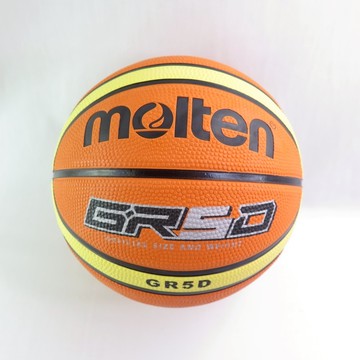 molten BGR5D 超耐磨12片貼 深溝橡膠籃球 5號籃球 橘【iSport愛運動】