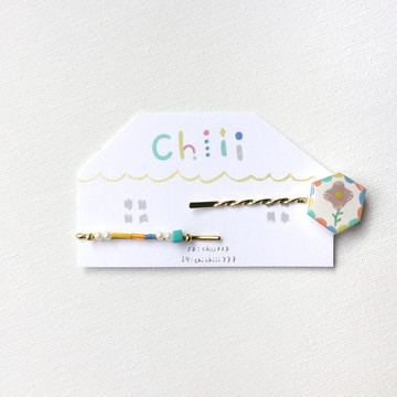 小花園髮夾