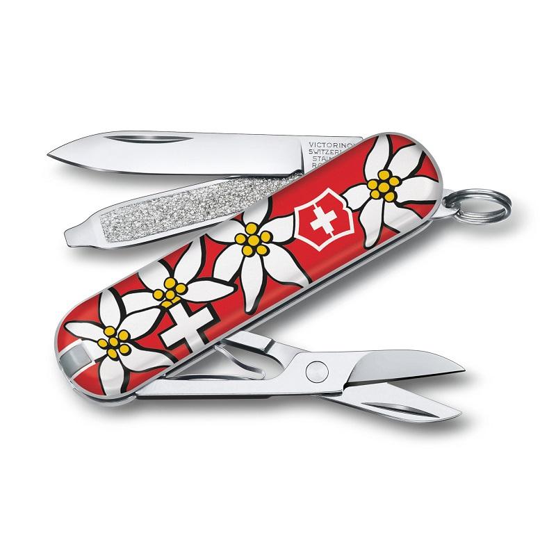 VICTORINOX ビクトリノックス マルチツール クラシックSD 58mm エーデルワイス柄