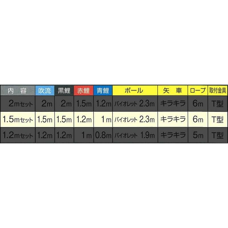 こいのぼり キング印 鯉のぼり ベランダ用 1.5m ホームセット 隼 ポリエステル 撥水 T型金具フルセット 家紋・名前入れ可能 ym-4513015