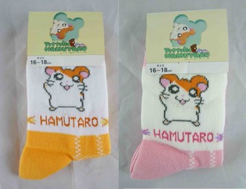 【震撼精品百貨】Hamtaro_哈姆太郎~襪子『橘/粉』(共2款)