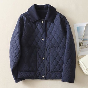 任-【10衣綾】輕薄休閒風寬鬆棉衣(百搭/透氣/舒適/2色可選/M-2XL/KDCQ-8093)