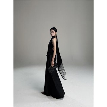 除于七 【琉光】基礎絲滑垂感緞面半身裙高腰顯瘦氣質魚尾半裙