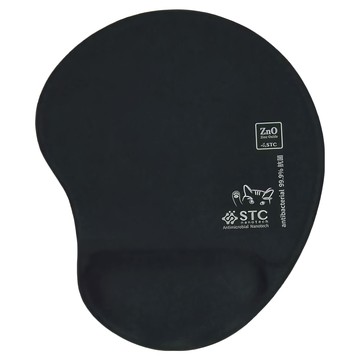STC 奈米氧化鋅抗菌護腕滑鼠墊，超細纖維材質  隨機  1個
