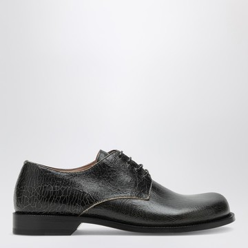 Campo Derby in black crackled calfskin