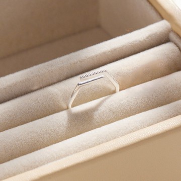 直感簡約．純銀戒指