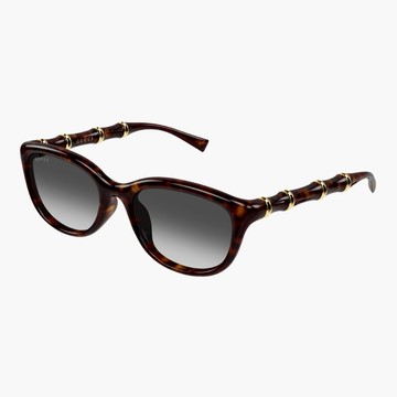 【GUCCI 古馳】貓眼膠框太陽眼鏡(GG2062SA-002)