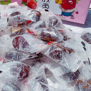 *台灣熱銷* 阿膠棗 零食 金絲蜜 無核 獨立包裝 #<網紅同款>整箱阿膠棗金絲蜜棗休閑零食獨立包裝煮粥煲湯無核408g
