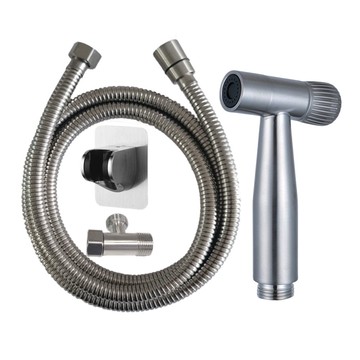 LEADER 麗達 多用途不鏽鋼強力清潔沖洗全配組 1.5m 搭黏貼掛座 NC102-15 510g  1組