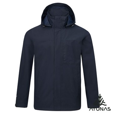 【ATUNAS 歐都納】男款都會GORE-TEX 2L羽絨2IN1外套A1GT2603M星夜黑